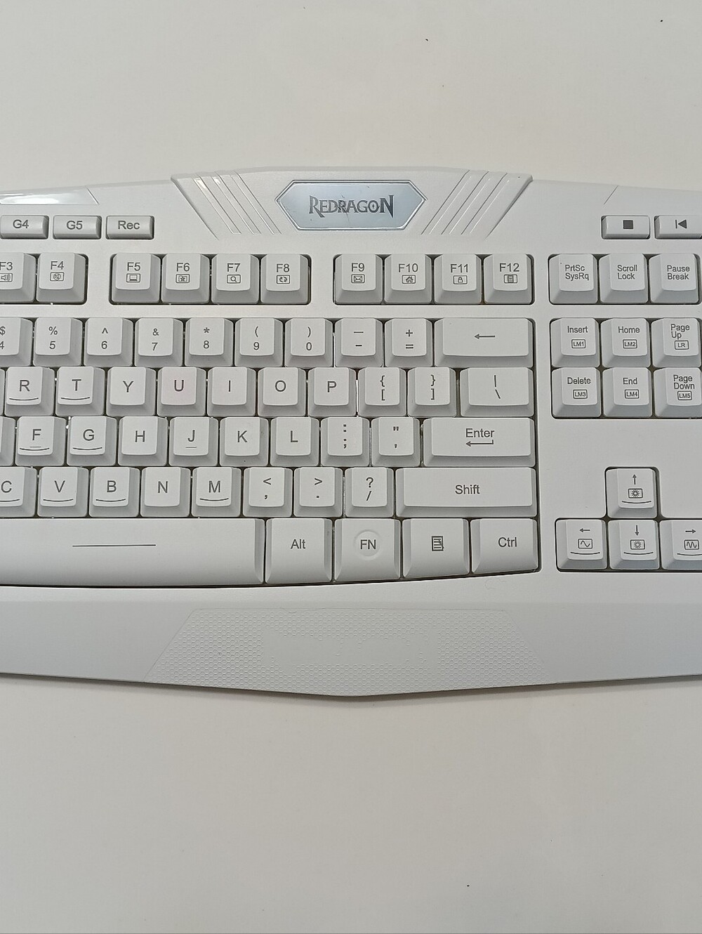 Redragon S101W-1 White Wired Gaming Keyboard & Mouse Combo RGB USB New Open Box
